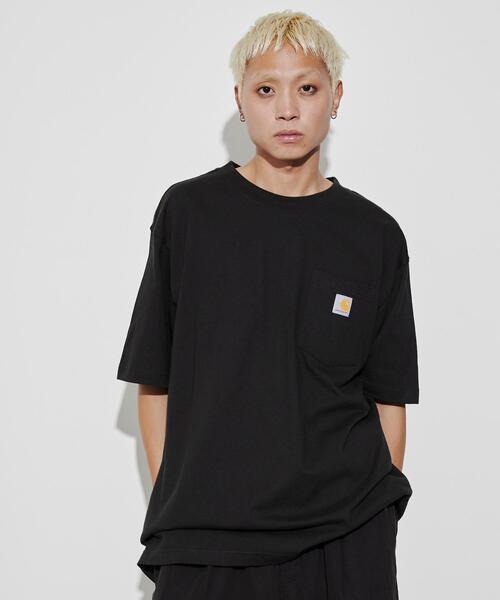 tシャツ WEGO&frasl;CARHARTTワンポイントポケットT メンズ レディース