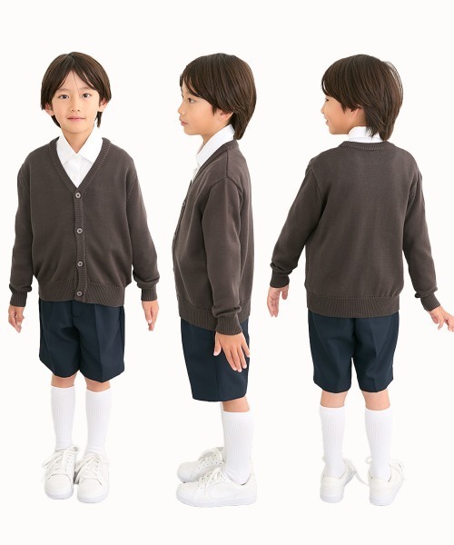 カーディガン 入学式 卒業式 スクールニットカーディガン キッズ 子供