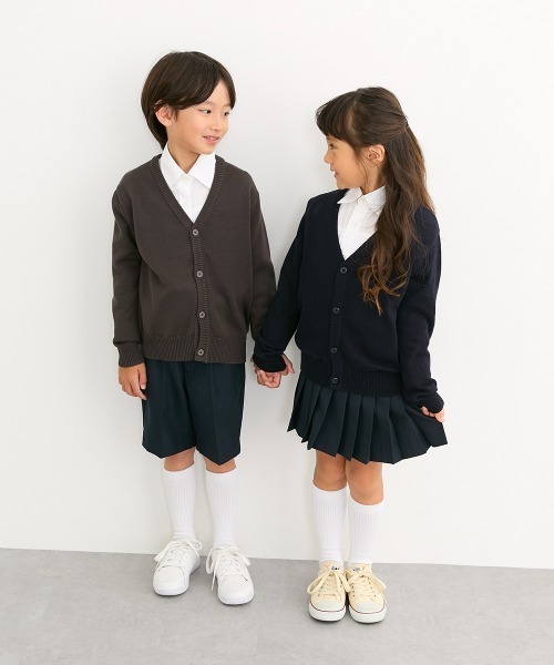 ストーン　カーディガン　卒業式 カーディガン 入学式 卒業式 スクールニットカーディガン キッズ 子供