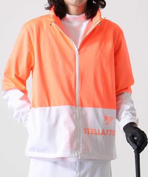 STELLA77GOLF マウンテンパーカー ウインドブレーカー 防風切替