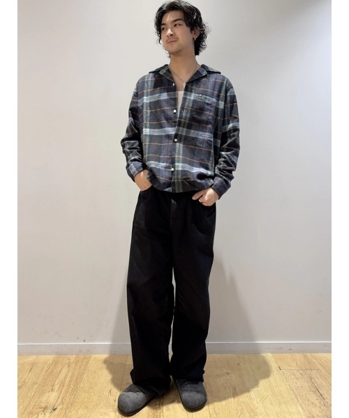 GAP ジーンズ スーパーバギーデニム ブラック メンズ : ZOZOTOWN