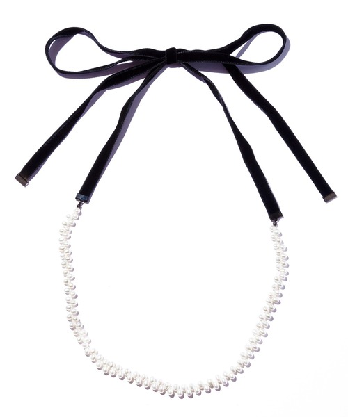 ネックレス 「IRIS 47」heather tie necklace BO145 レディースの画像