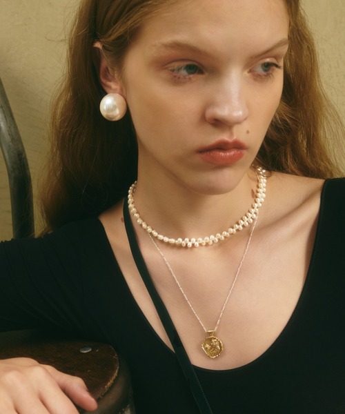 ネックレス 「IRIS 47」heather tie necklace BO145 レディースの画像