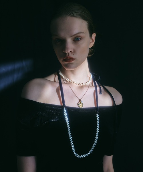 ネックレス 「IRIS 47」heather tie necklace BO145 レディースの画像