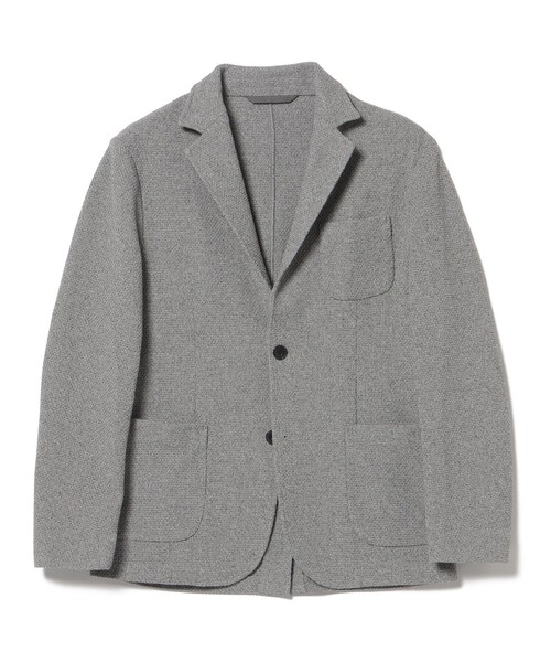 BEAMS HEART ジャケット テーラードジャケット メランジニット