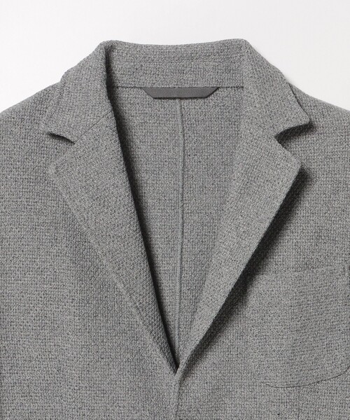 BEAMS HEART テーラードジャケット 48 Lサイズ ニット BEAMS HEART ジャケット テーラードジャケット メランジニット