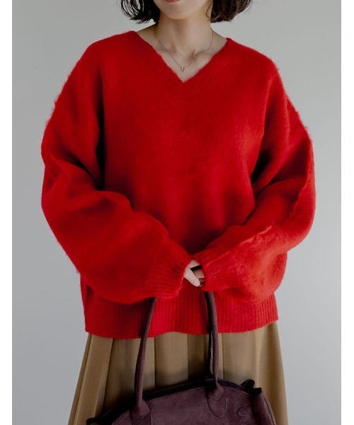 Re:EDIT（リエディ） ニット セーター 「新色追加」モヘアライクV
