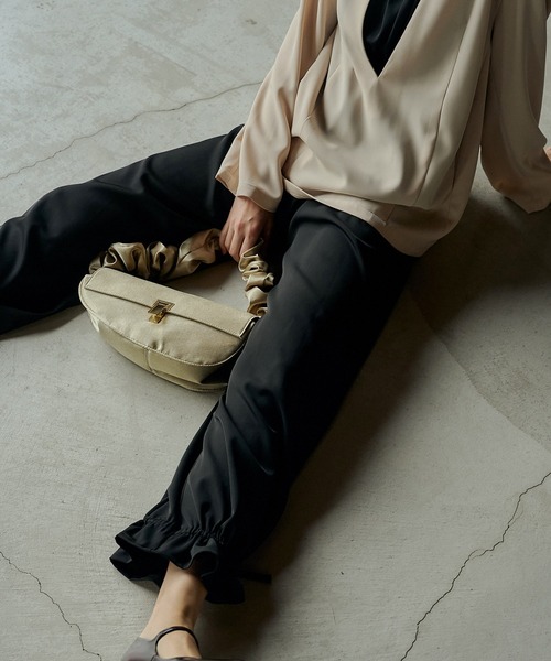 et.UNiVER パンツドレス Practical over blouse setup