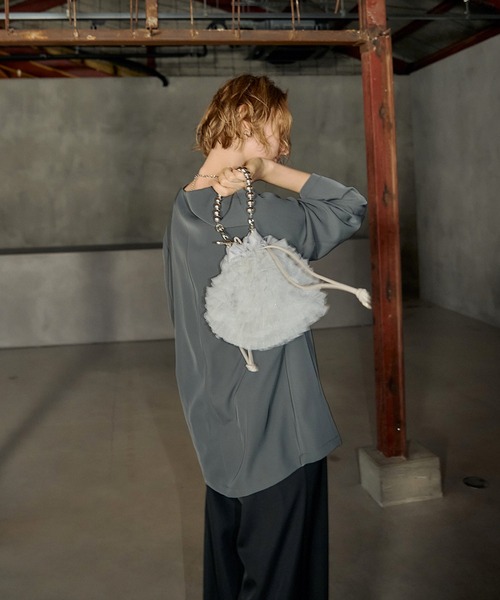 ウ★新品et.UNiVER Practical over blouse set et.UNiVER パンツドレス Practical over blouse setup