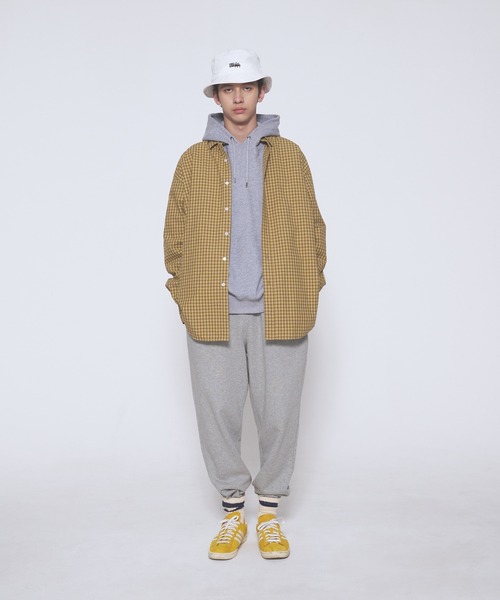 【USED】familiar51cmハット FIRST DOWN 帽子 ハット ロゴ ツイル バケットハット メンズ