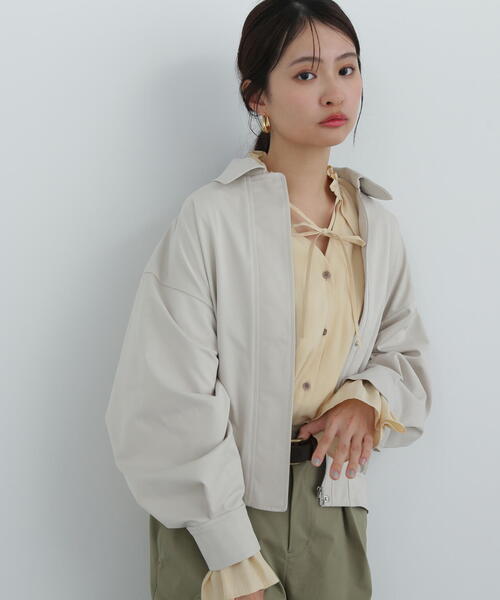 限定　新品　ナチュラルビューティーベーシック　アウター　ブルゾン レディース N.Natural Beauty Basic ブルゾン アウター ツイルブルゾン