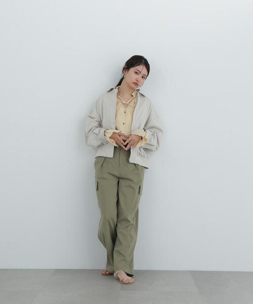 限定　新品　ナチュラルビューティーベーシック　アウター　ブルゾン レディース NATURAL BEAUTY BASIC ブルゾン アウター フーディードロスト