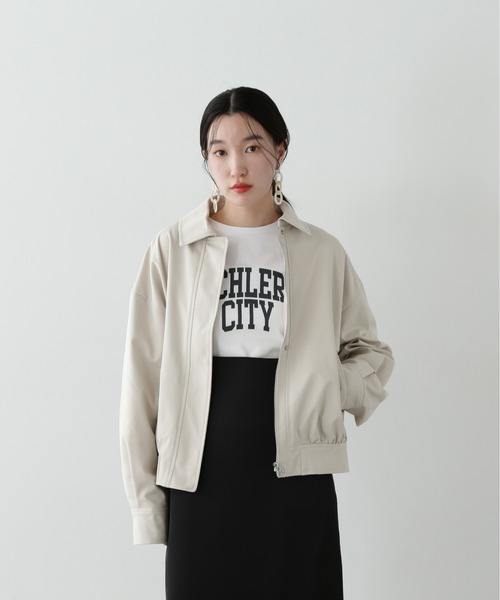 限定　新品　ナチュラルビューティーベーシック　アウター　ブルゾン レディース N.Natural Beauty Basic ブルゾン アウター ツイルブルゾン