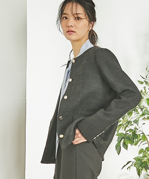 slattgir(スラットジール) ジャケット ノーカラージャケット 高身長 slattgir(スラットジール) ジャケット ノーカラージャケット 高身長