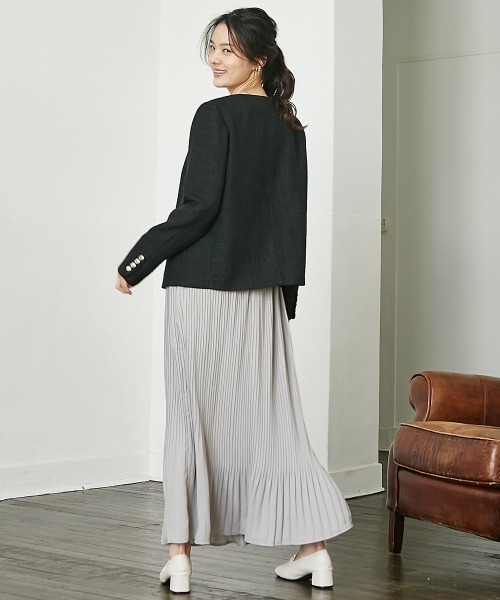 slattgir（スラットジール） ジャケット ノーカラージャケット 高身長