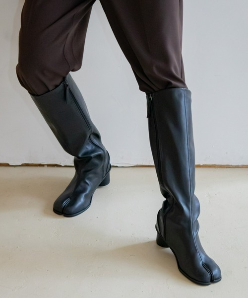 ロングブーツ ORiental TRaffic（オリエンタルトラフィック） ブーツ ＼ 厚底 細見え