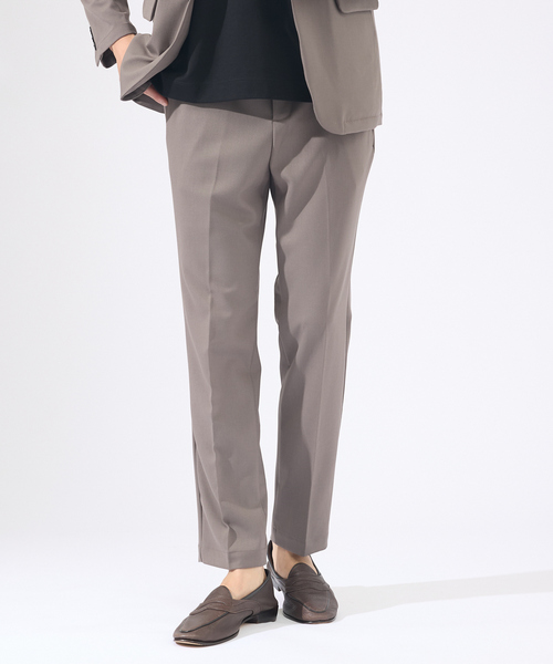ABAHOUSE GRAY スラックス 「セットアップ対応」シルキータッチ