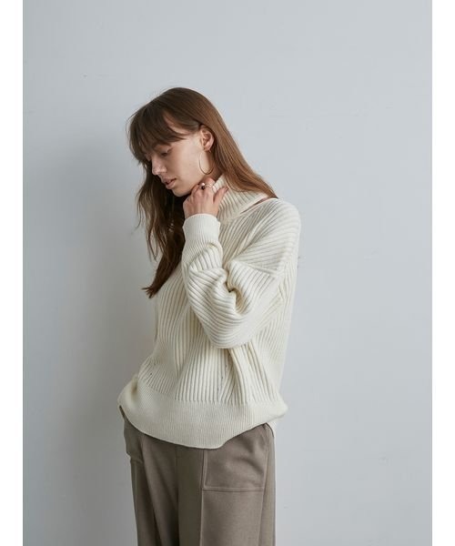 「styling/」 タートルネックニット FREE ブラック レディース_画像6