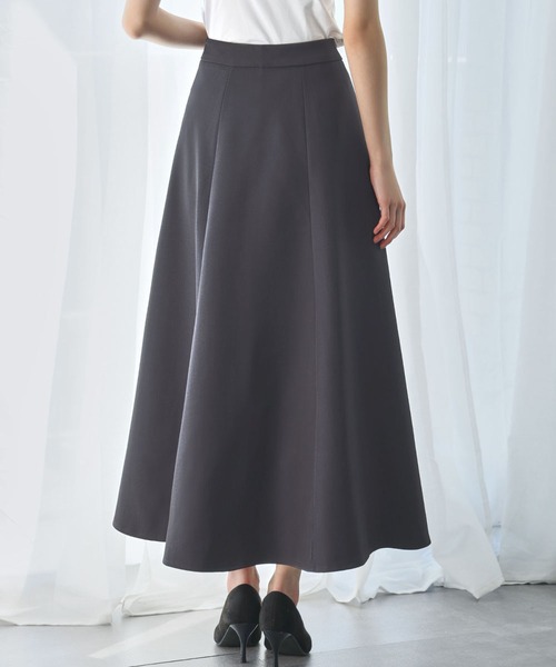 LOWO セットアップ ボウタイ付きジャケット フレアスカート