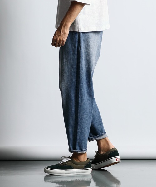 The DUFFER of ST.GEORGE ジーンズ LINEN BLEND WEBBING BELT