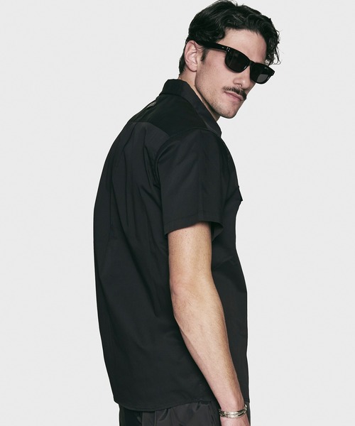 CRIMIE（クライミー） シャツ FLAP POCKET STRETCH DRESS SHORT SLEEVE