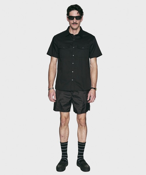 CRIMIE（クライミー） シャツ FLAP POCKET STRETCH DRESS SHORT SLEEVE