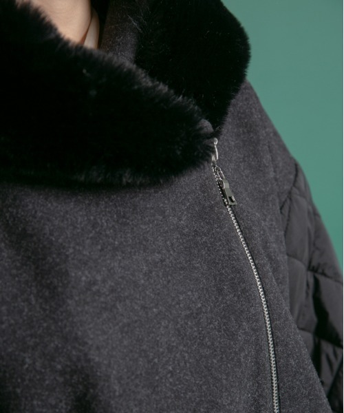 未使用 タグ付き✨ エイミーロウ レースドッキングブルゾン ジップアップ 38 未使用 タグ付き✨ エイミーロウ レースドッキングブルゾン ジップ