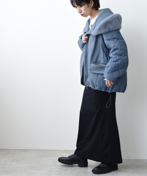 未使用 タグ付き✨ エイミーロウ レースドッキングブルゾン ジップアップ 38 未使用 タグ付き✨ エイミーロウ レースドッキングブルゾン ジップ