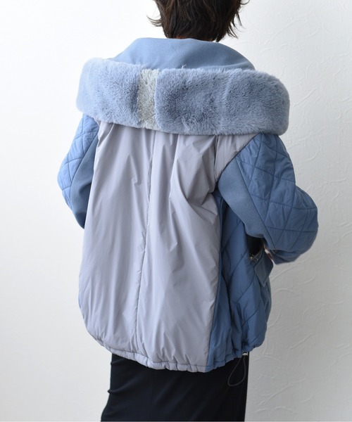 未使用 タグ付き✨ エイミーロウ レースドッキングブルゾン ジップアップ 38 未使用 タグ付き✨ エイミーロウ レースドッキングブルゾン ジップ