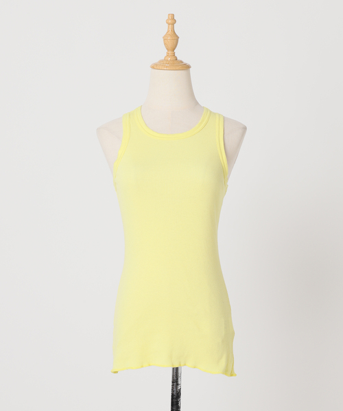 タンクトップ ノースリーブ SOFT RIB TANK：タンクトップ レディース CITYSHOP タンクトップ ノースリーブ 「追加」SOFT RIB TANK