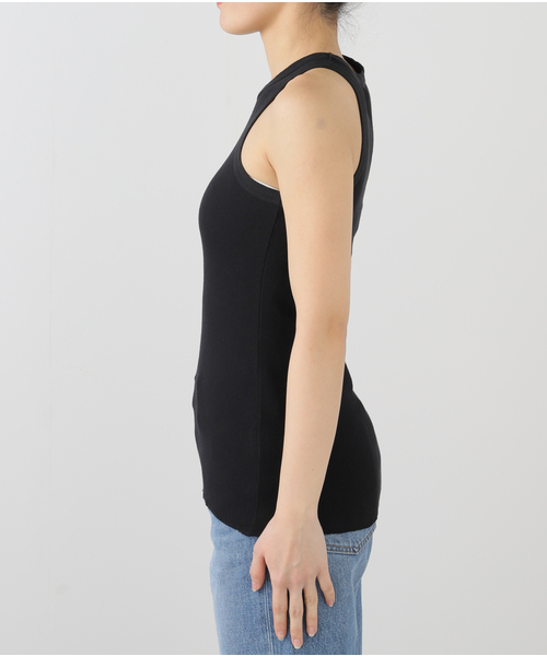 タンクトップ ノースリーブ SOFT RIB TANK：タンクトップ レディース CITYSHOP タンクトップ ノースリーブ 「追加」SOFT RIB TANK