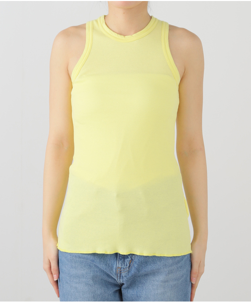 タンクトップ ノースリーブ SOFT RIB TANK：タンクトップ レディース CITYSHOP タンクトップ ノースリーブ 「追加」SOFT RIB TANK