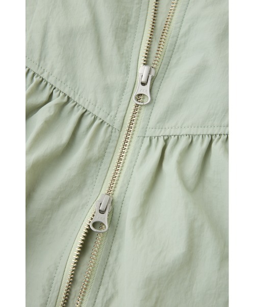 MOUSSY（マウジー） ワンピース FRONT ZIP NYLON キャミドレス