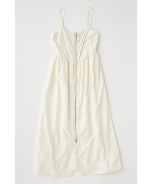 MOUSSY（マウジー） ワンピース FRONT ZIP NYLON キャミドレス