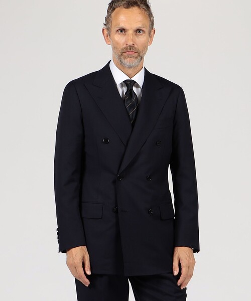 ダウンジャケット ダウン ウールツイル ダブルブレステッド6Bジャケット HORIZON TWILL E.Zegna メンズの画像