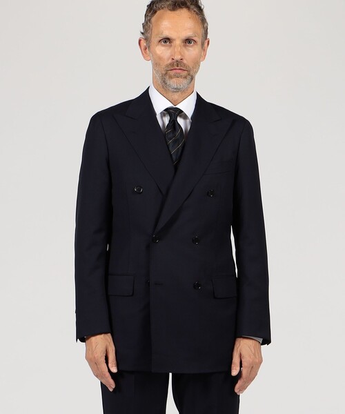 ダウンジャケット ダウン ウールツイル ダブルブレステッド6Bジャケット HORIZON TWILL E.Zegna メンズの画像