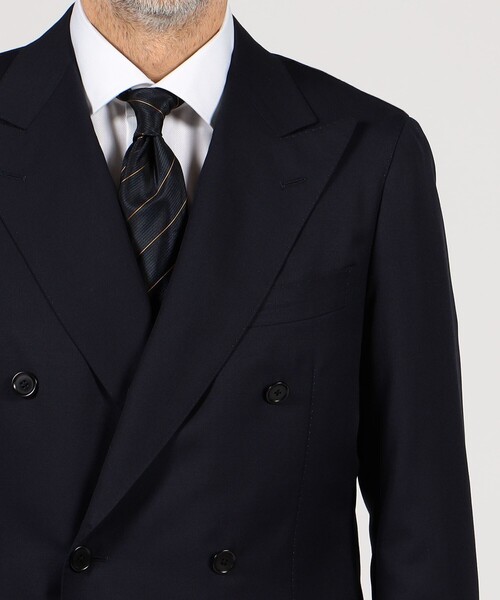 ダウンジャケット ダウン ウールツイル ダブルブレステッド6Bジャケット HORIZON TWILL E.Zegna メンズの画像