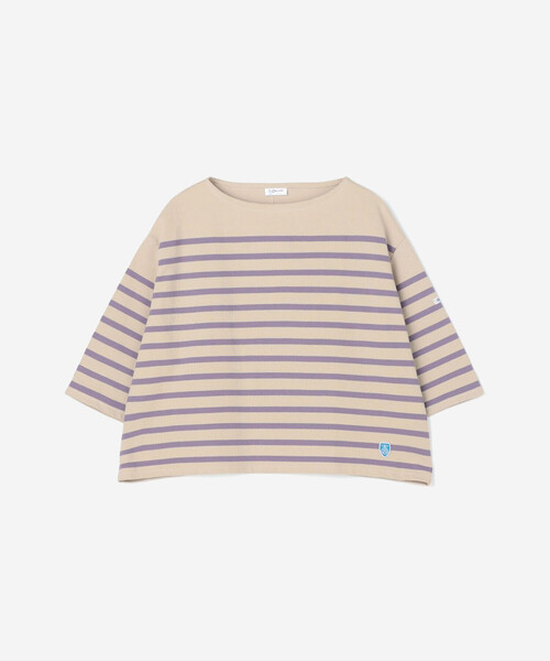 tシャツ ORCIVAL | ラッセル ボートネック5分袖Tシャツ WOMEN レディース ORCIVAL tシャツ | ラッセル ボートネック5分袖Tシャツ WOMEN