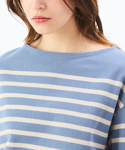 tシャツ ORCIVAL | ラッセル ボートネック5分袖Tシャツ WOMEN レディース ORCIVAL tシャツ | ラッセル ボートネック5分袖Tシャツ WOMEN