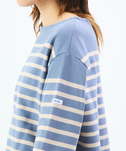 ORCIVAL tシャツ | ラッセル ボートネック5分袖Tシャツ WOMEN