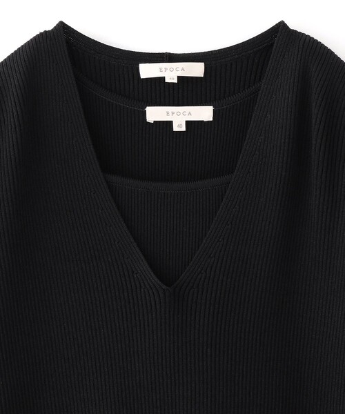 EPOCA 「EPOCA」 ニットワンピース 40 ネイビー レディース : ZOZOTOWN