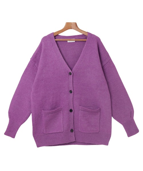 「andme」 「alma design」ニットカーディガン FREE モカ レディース_画像8