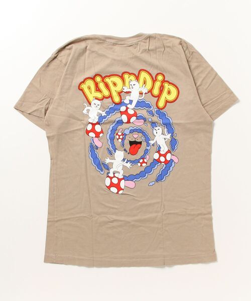 RIPNDIP 「RIPNDIP」 半袖Tシャツ M ダークグレー メンズ