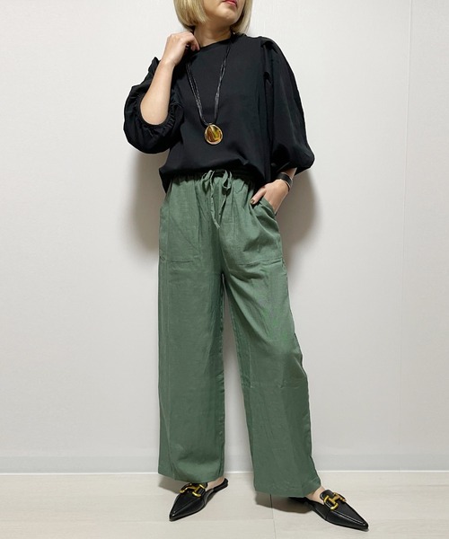 Fizz（フィズ） パンツ イージーワイドパンツ レディース : ZOZOTOWN