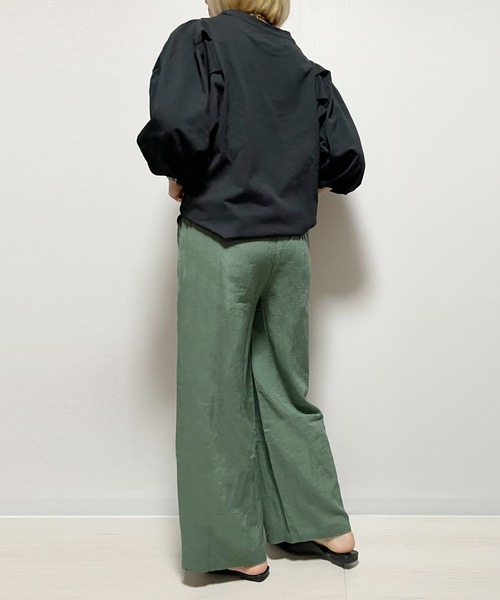 Fizz（フィズ） パンツ イージーワイドパンツ レディース : ZOZOTOWN