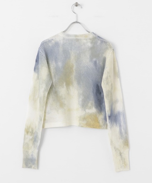 SENEE クロップドシアーカーディガン cropped sheer cardigan（クロップドシアーカーディガン