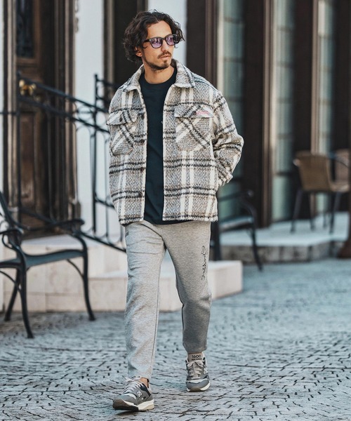 felkod（フィルコッド） コート ジャケット mj10792- Shaggy Check CPO