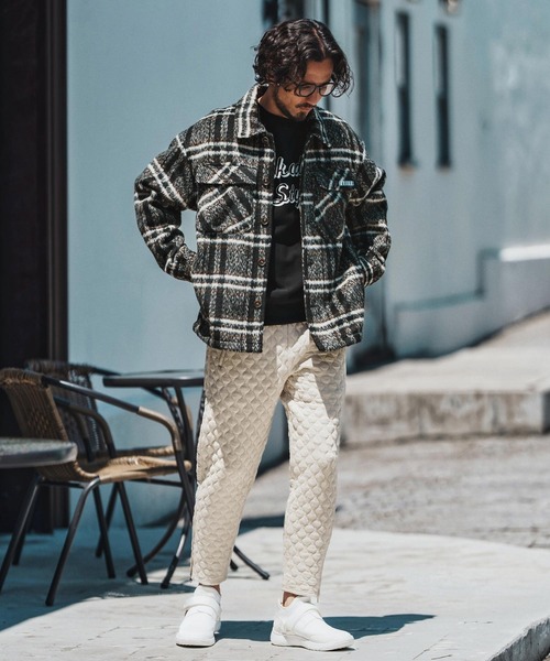 felkod（フィルコッド） コート ジャケット mj10792- Shaggy Check CPO