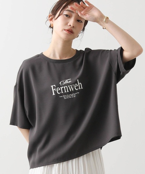 tシャツ ジョーゼットロゴ５分袖カットソー レディース Gready Brilliant tシャツ ジョーゼットロゴ5分袖カットソー