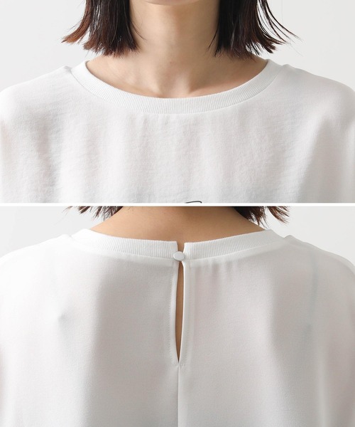 tシャツ ジョーゼットロゴ５分袖カットソー レディース Gready Brilliant tシャツ ジョーゼットロゴ5分袖カットソー